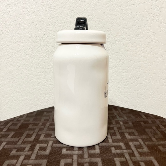 Rae Dunn Halloween THE WITCH IS IN canister and I PUT A SPELL ON YOU mug - Picture 3 of 12